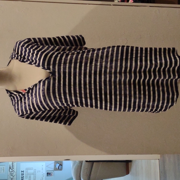 Saint Tropez West cover up 1x Blue White Stripe - Picture 1 of 6